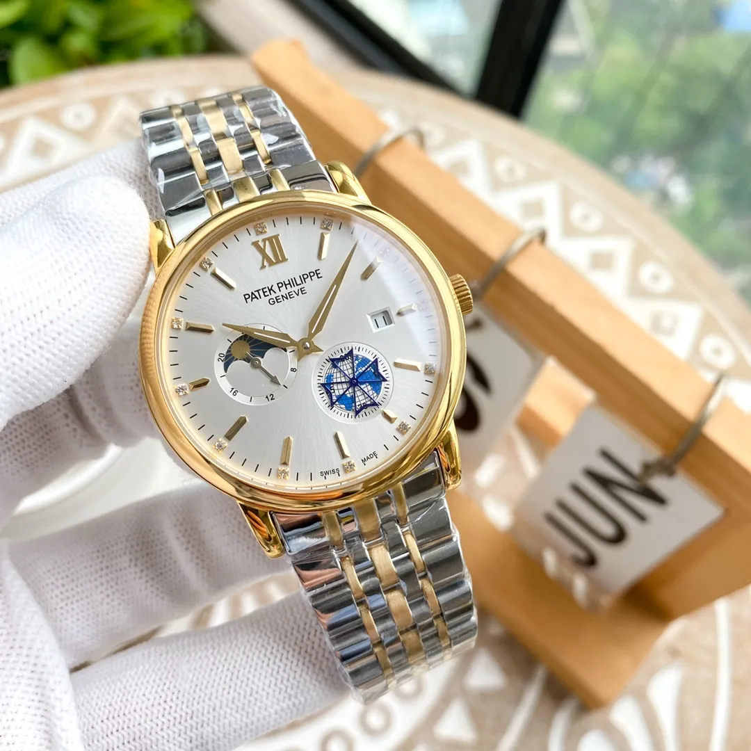 【High-end replica】💰1440! Patek Philippe - Patek.Philippe‼ ️Exquisite men's watch, multi-functional design, exquisite craftsmanship, originality, noble atmosphere and gentleman style. Adopting fully automatic mechanical movement, top-grade 316 stainless steel case, super mineral mirror, size 42mm🔥Top-quality products are constantly produced🔥